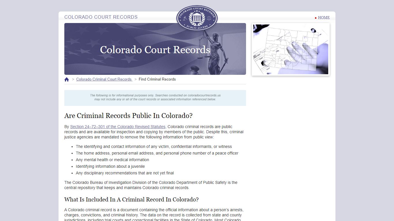 Are Criminal Records Public In Colorado? - coloradocourtrecords.us